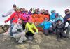 Grupo de trekking viajó a El Calafate y ascendió al Cerro Cristal