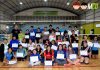 Pablo Meana dictó una importante clínica de voley en Caleta Olivia